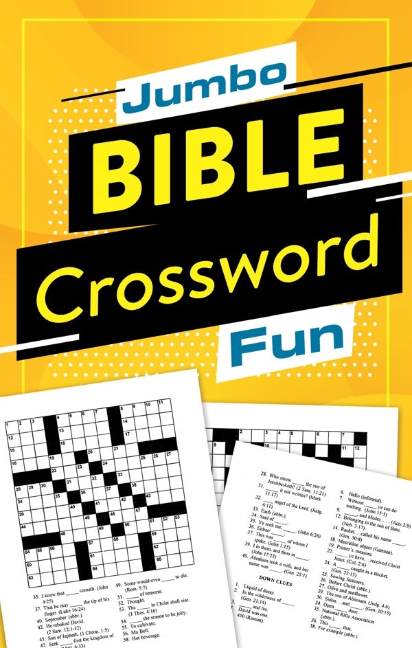 Cover image for Jumbo Bible Crossword Fun, isbn: 9781636094649
