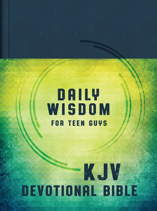 Cover image for Daily Wisdom for Teen Guys KJV Devotional Bible, isbn: 9781636095004