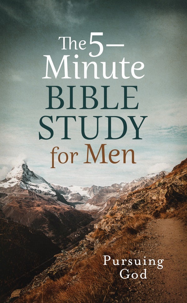 Cover image for The 5-Minute Bible Study for Men: Pursuing God, isbn: 9781636095448