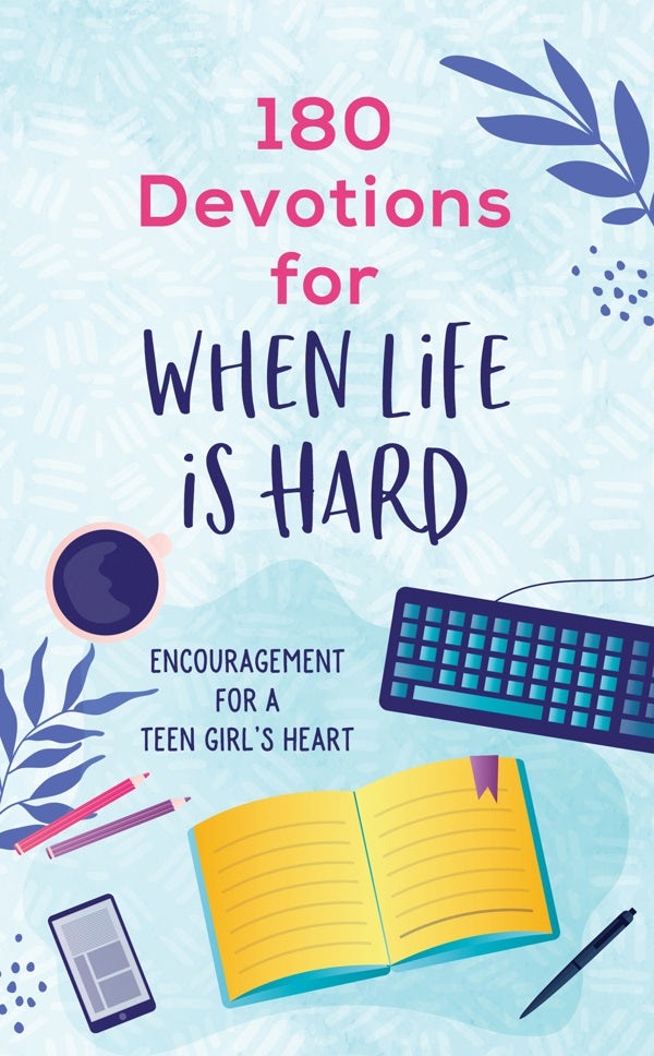 Cover image for 180 Devotions for When Life Is Hard (Teen Girl), isbn: 9781636095738