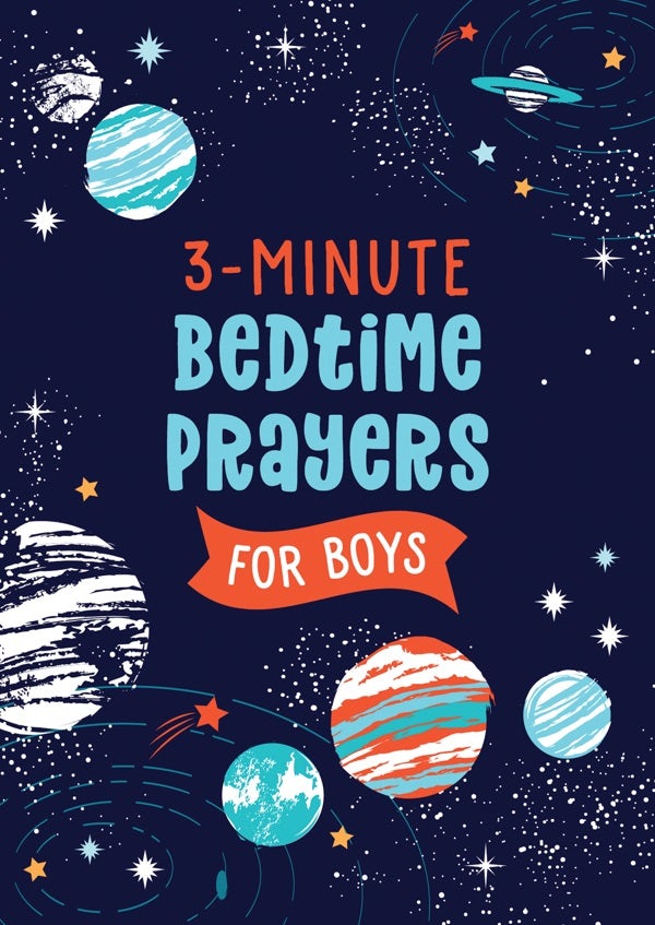 Cover image for 3-Minute Bedtime Prayers for Boys, isbn: 9781636096391