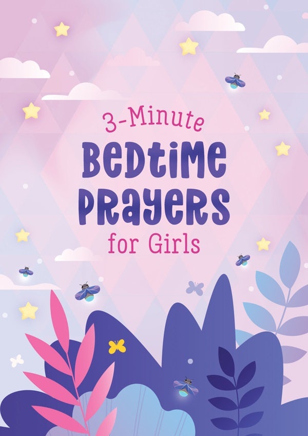 Cover image for 3-Minute Bedtime Prayers for Girls, isbn: 9781636096407