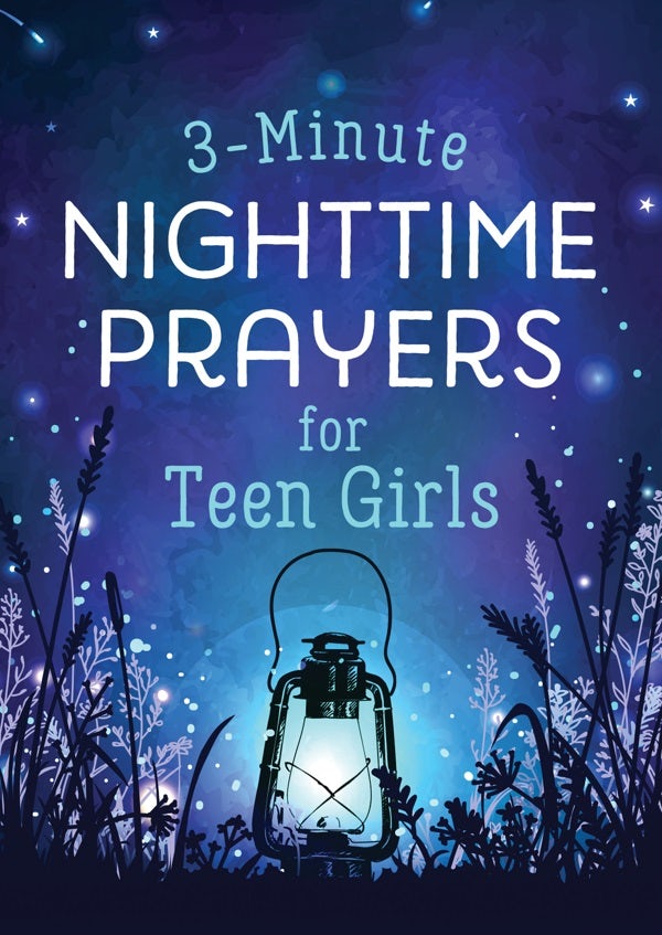 Cover image for 3-Minute Nighttime Prayers for Teen Girls, isbn: 9781636096759