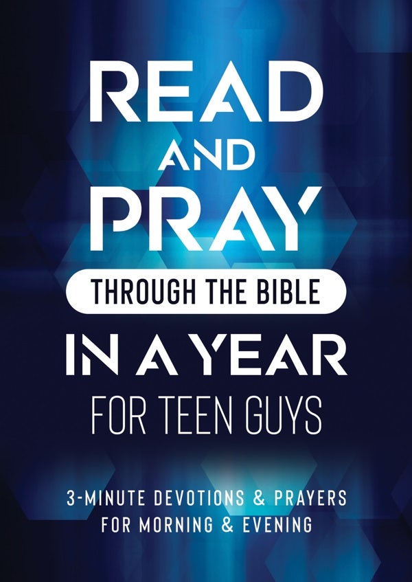 Cover image for Read and Pray Through the Bible in a Year for Teen Guys, isbn: 9781636097312
