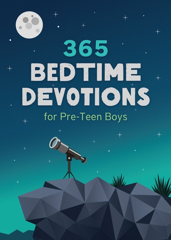 Cover image for 365 Bedtime Devotions for Pre-Teen Boys, isbn: 9781636097466