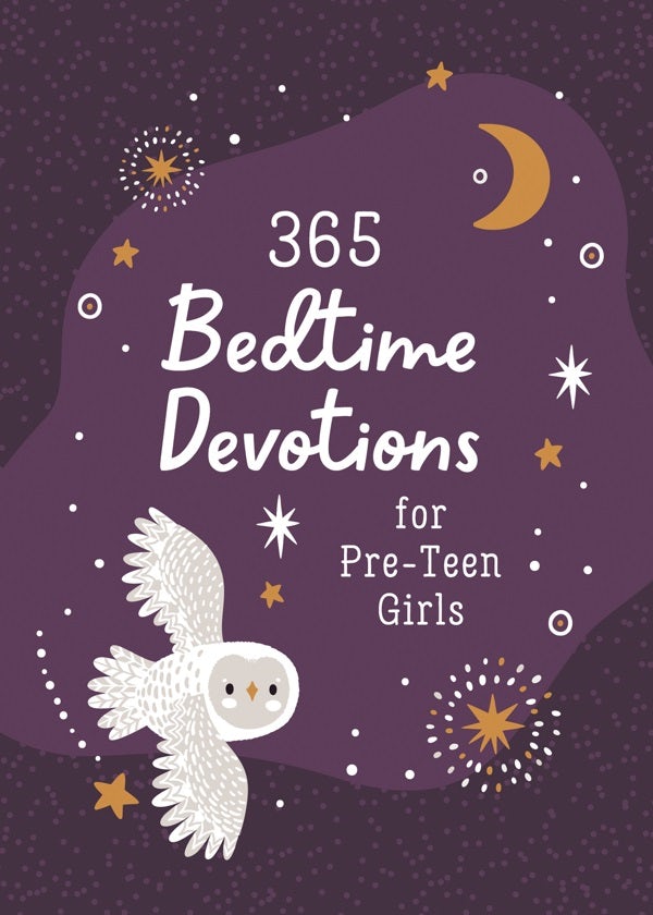 Cover image for 365 Bedtime Devotions for Pre-Teen Girls, isbn: 9781636097473