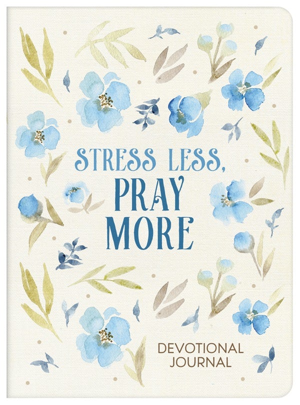 Cover image for Stress Less, Pray More Devotional Journal, isbn: 9781636097831