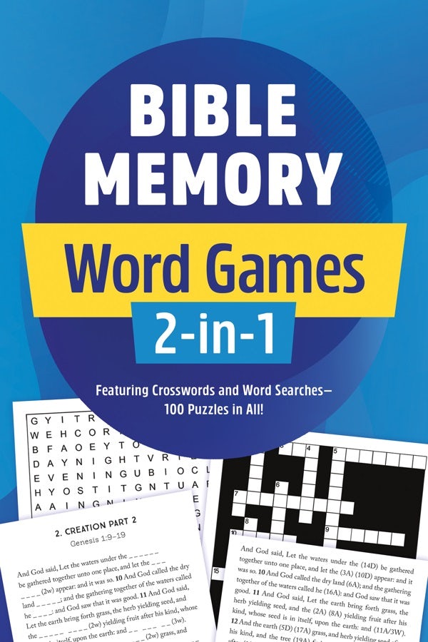 Cover image for Bible Memory Word Games 2-In-1, isbn: 9781636097985