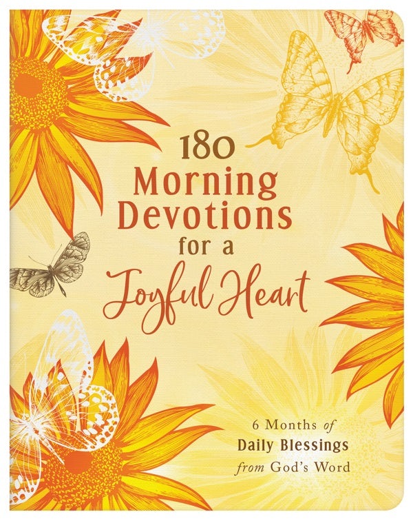 Cover image for 180 Morning Devotions for a Joyful Heart, isbn: 9781636098050