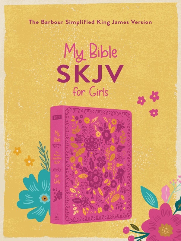Cover image for My Bible Skjv for Girls (Pink and Gold Florals), isbn: 9781636098180