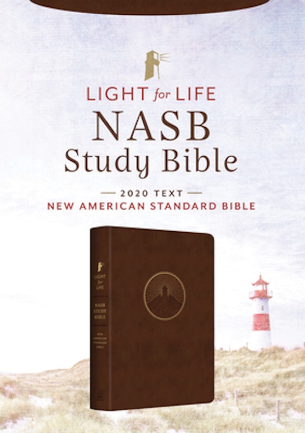 Cover image for Light for Life NASB Study Bible (Mahogany Lighthouse), isbn: 9781636098715