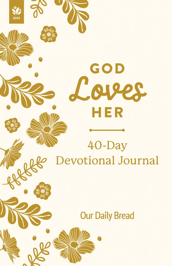 Cover image for God Loves Her 40-Day Devotional Journal, isbn: 9781640704510