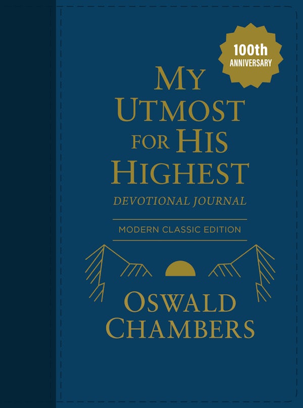 Cover image for My Utmost for His Highest Devotional Journal, isbn: 9781640705296