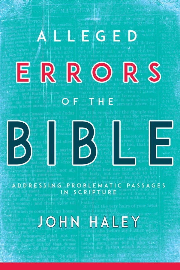 Cover image for Alleged Errors of the Bible, isbn: 9781641231237