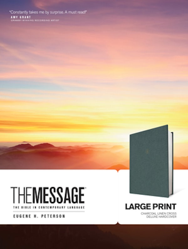 Cover image for The Message Large Print, isbn: 9781641581226