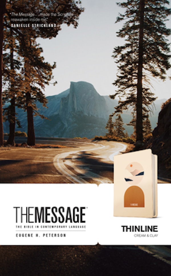 Cover image for The Message Thinline (Leather-Look, Cream & Clay), isbn: 9781641585538