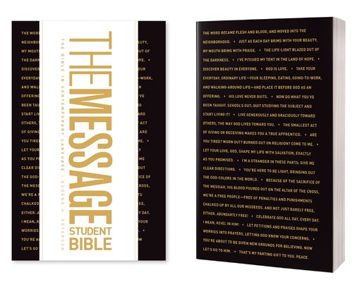Cover image for The Message Student Bible (Softcover), isbn: 9781641587969