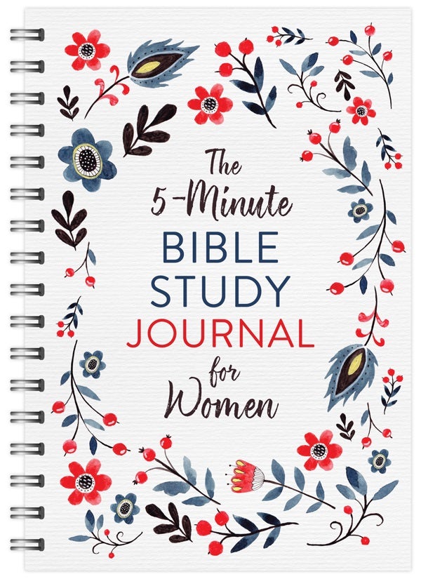 Cover image for The 5-Minute Bible Study Journal for Women, isbn: 9781643525464