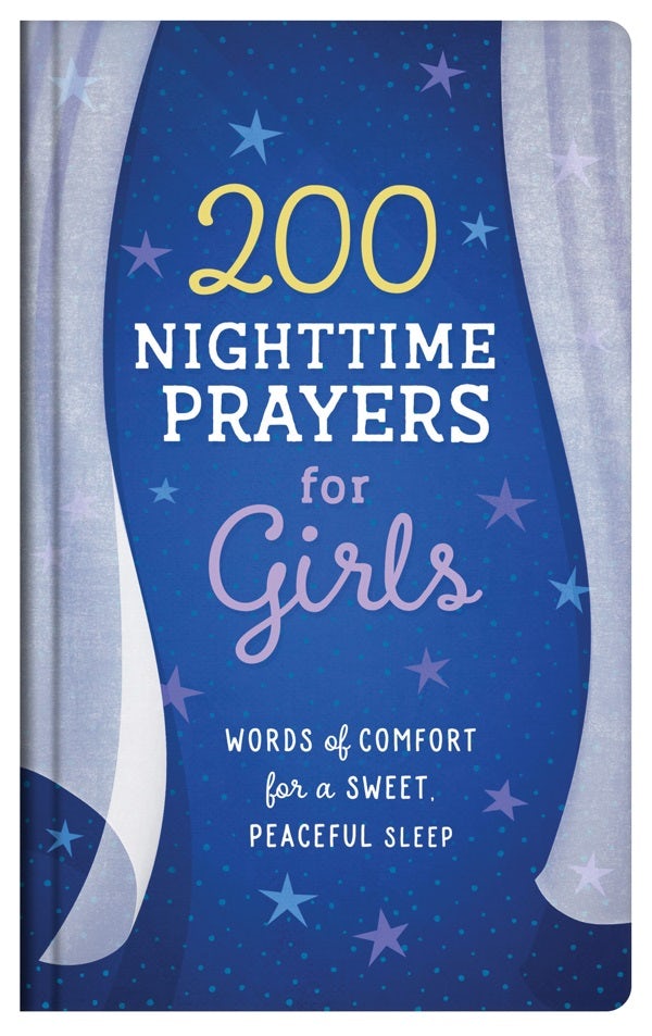 Cover image for 200 Nighttime Prayers for Girls, isbn: 9781643527468
