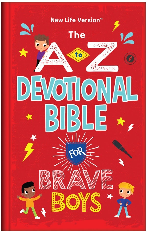 Cover image for The A to Z Devotional Bible for Brave Boys, isbn: 9781643528878