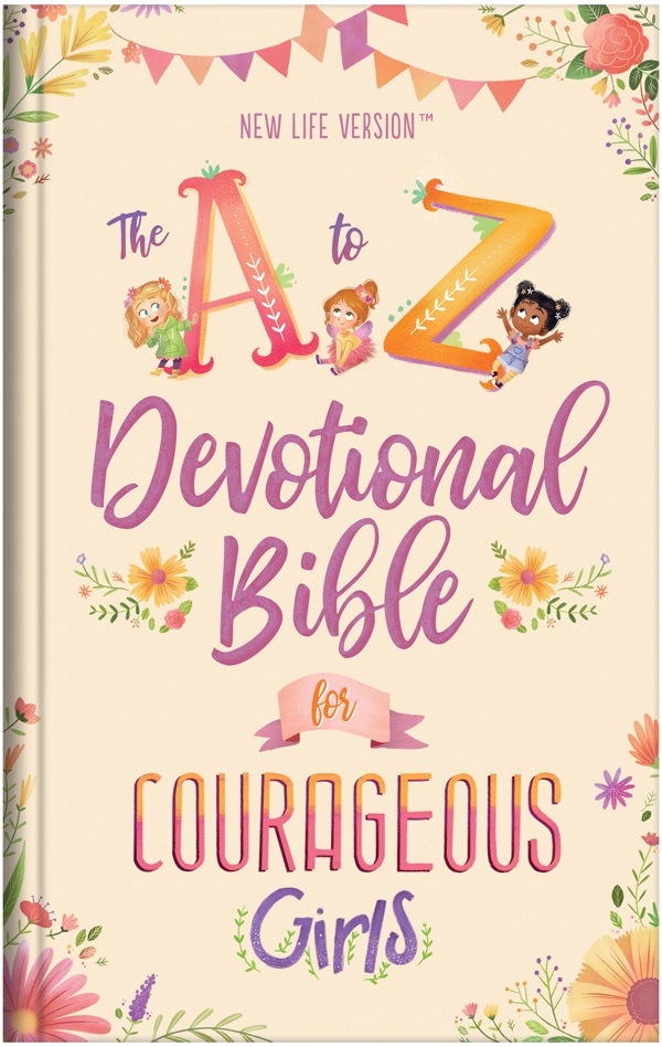 Cover image for The A to Z Devotional Bible for Courageous Girls, isbn: 9781643528885