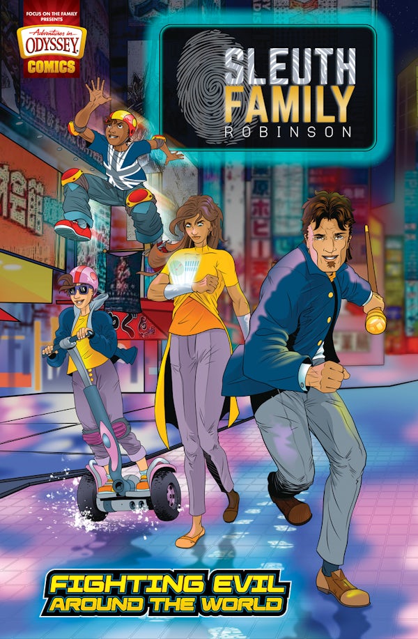 Cover image for Sleuth Family Robinson: Fighting Evil Around the World, isbn: 9781646071395