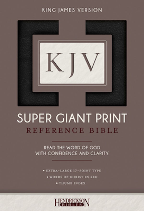 Cover image for KJV Super Giant Print Bible, isbn: 9781683070207