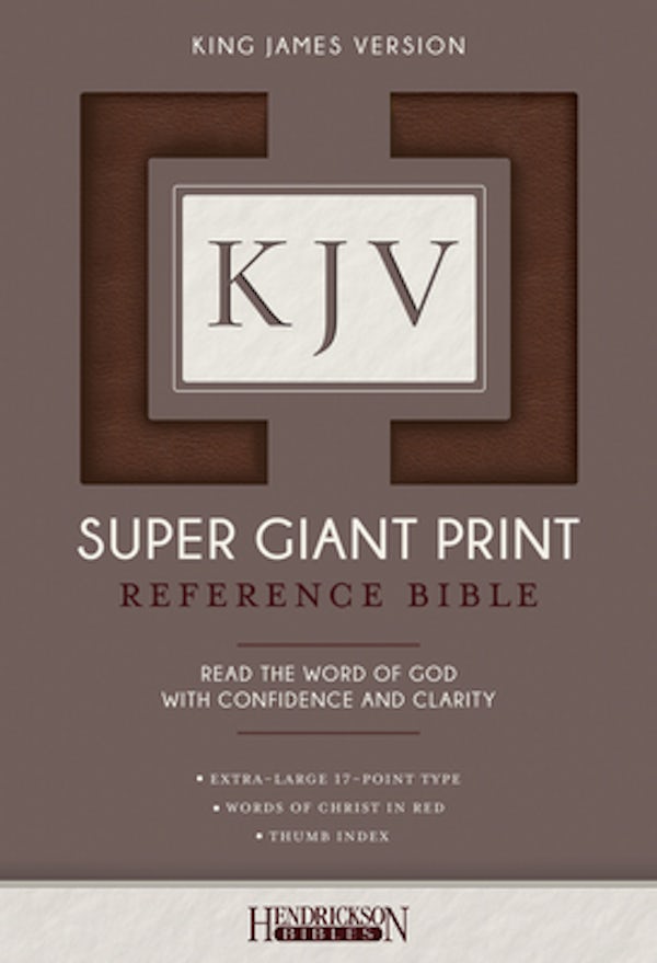 Cover image for KJV Super Giant Print Bible, isbn: 9781683070238