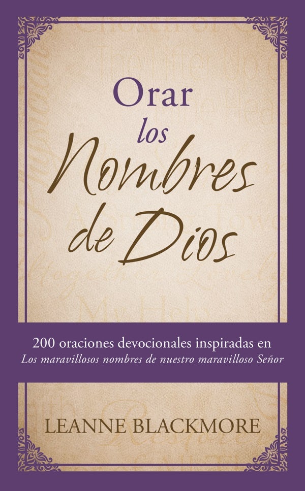 Cover image for Orar Los Nombres de Dios, isbn: 9781683226901