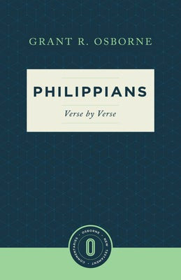 Cover image for Philippians Verse by Verse, isbn: 9781683590125