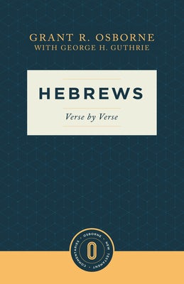 Cover image for Hebrews Verse by Verse, isbn: 9781683595373