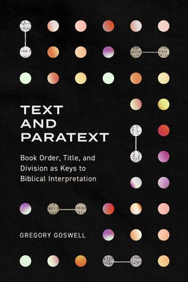Cover image for Text and Paratext, isbn: 9781683596110