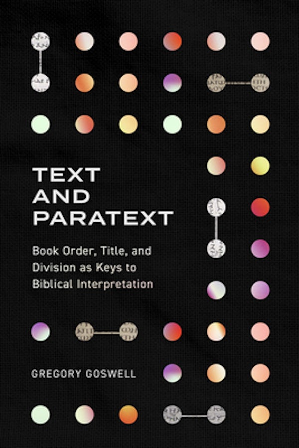 Cover image for Text and Paratext, isbn: 9781683596110