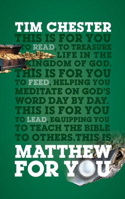 Cover image for Matthew for You, isbn: 9781784984984