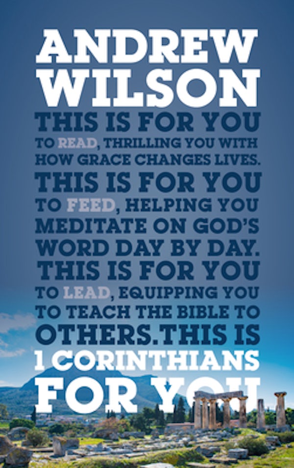 Cover image for 1 Corinthians for You, isbn: 9781784986230