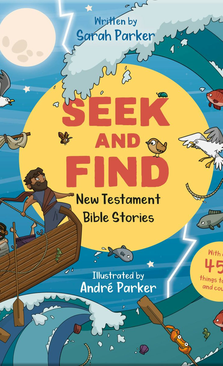 Cover image for Seek and Find: New Testament Bible Stories, isbn: 9781784986582