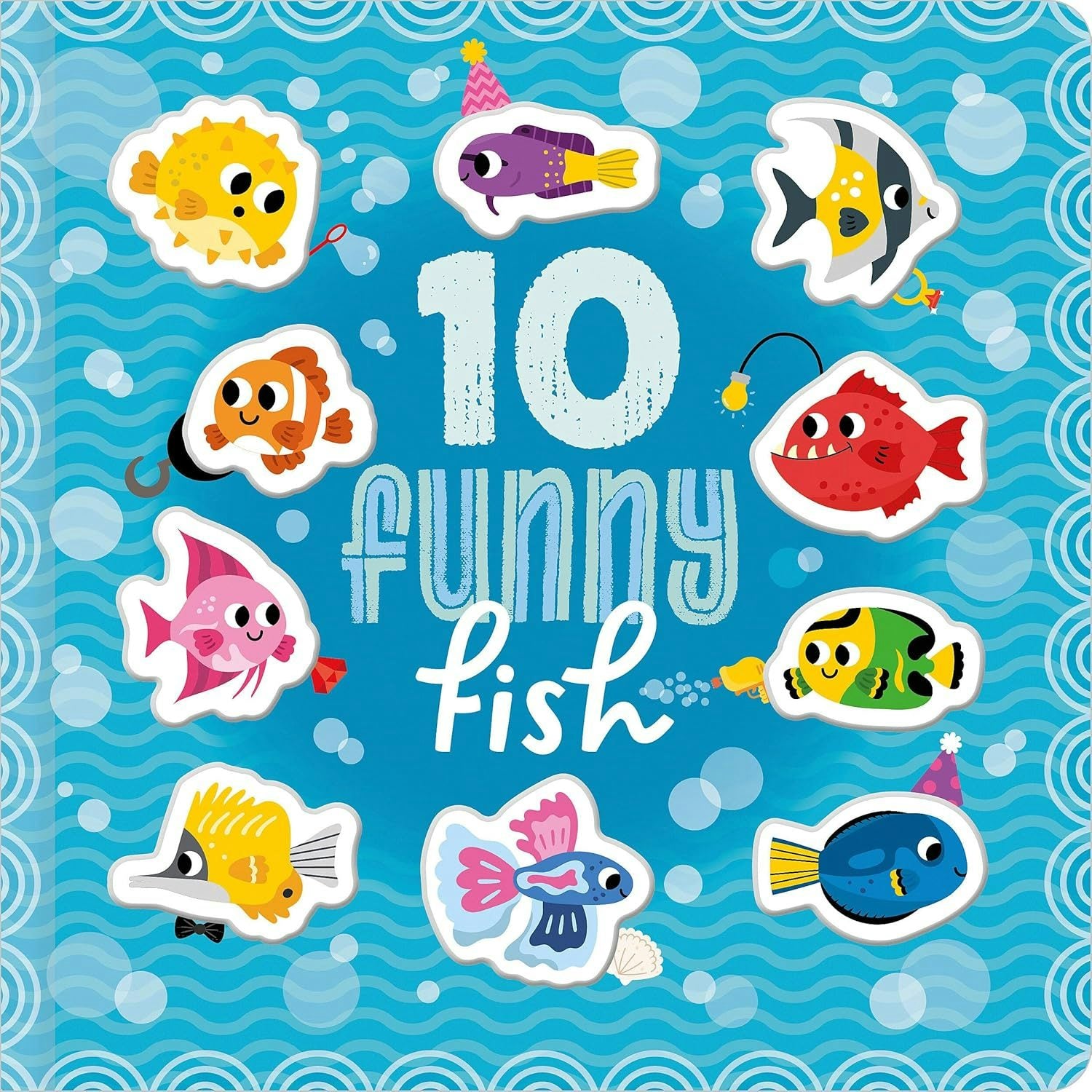Cover image for 10 Funny Fish, isbn: 9781805445395
