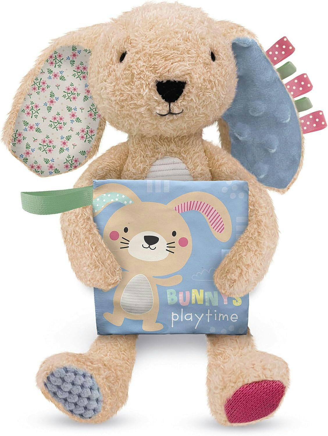 Cover image for Sensory Snuggables Medium Plush Rabbit with Cloth Book, isbn: 9781805446828