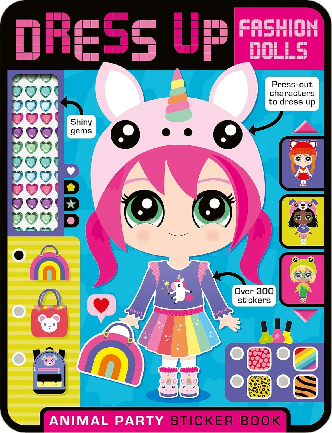 Cover image for Dress Up Fashion Dolls Animal Party, isbn: 9781836423812