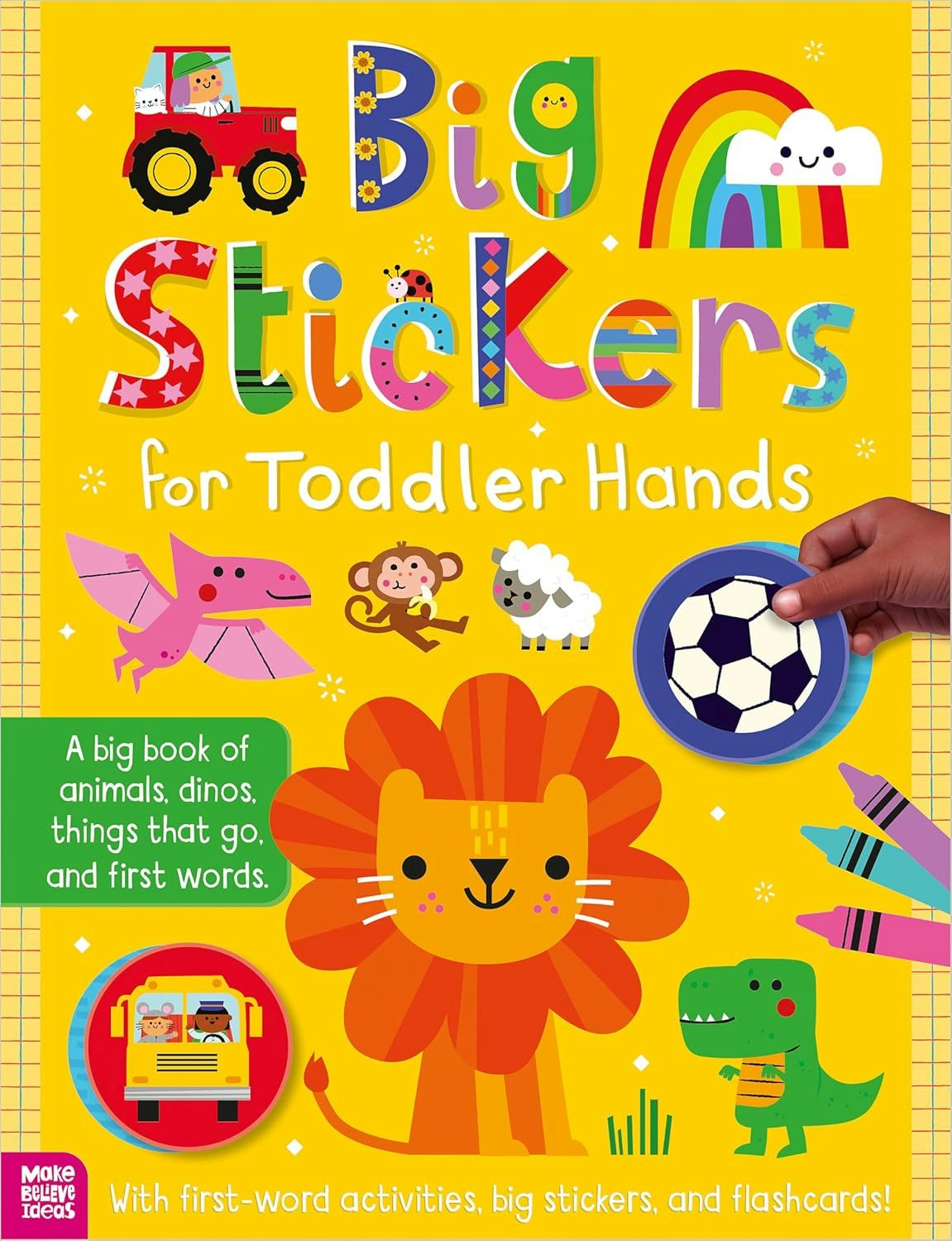 Cover image for Big Stickers for Toddler Hands: Everything, isbn: 9781836429951