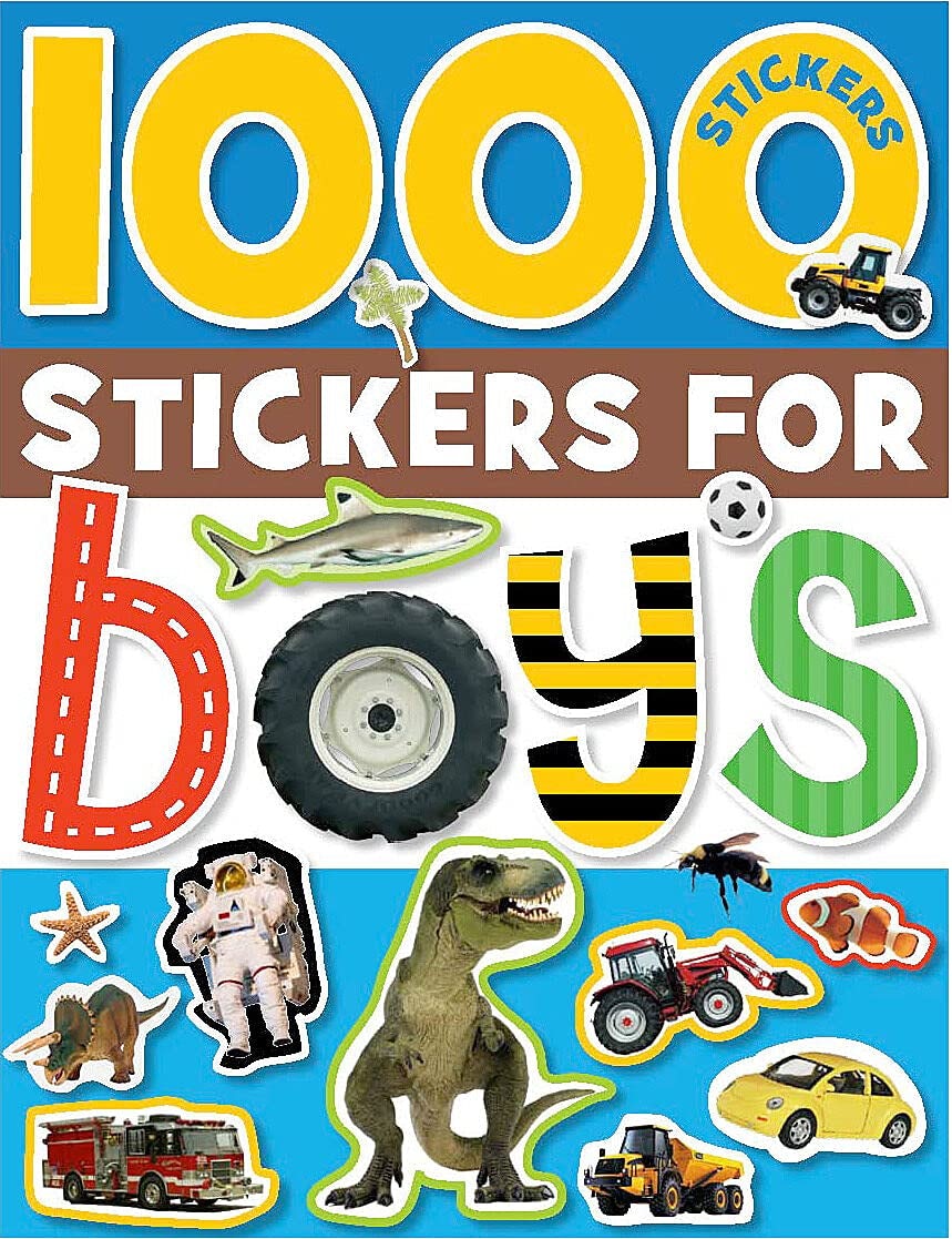 Cover image for 1000 Stickers for Boys, isbn: 9781848790704