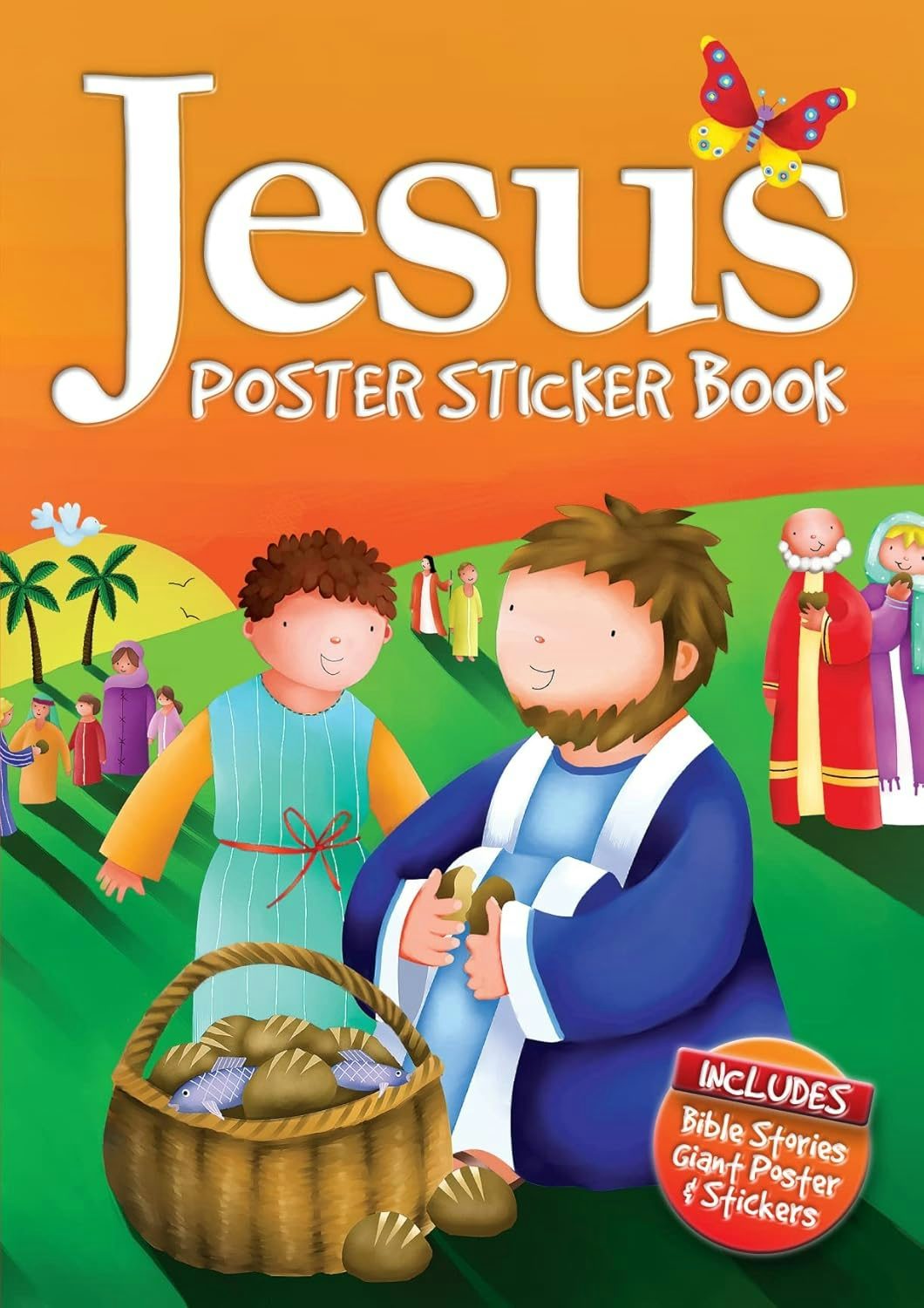 Cover image for Jesus Poster Sticker Book, isbn: 9781859858943