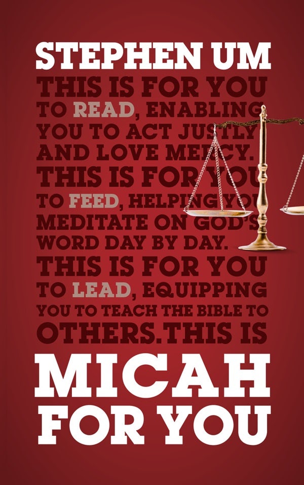Cover image for Micah for You, isbn: 9781909559745