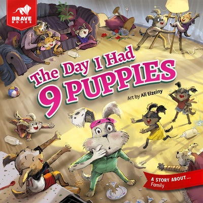 Cover image for The Day I Had 9 Puppies, isbn: 9781955550420