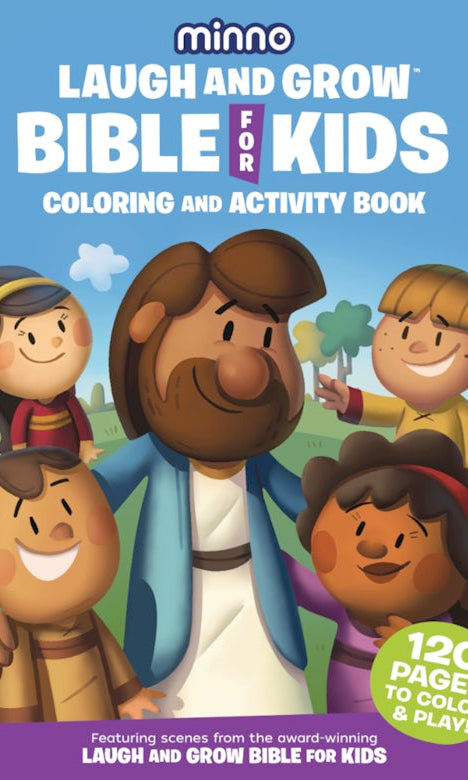 Cover image for Laugh and Grow Bible Coloring and Activity Book, isbn: 9781962661126