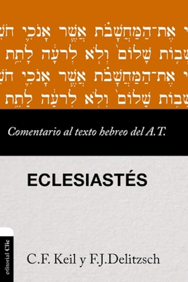 Cover image for Comentario Al Texto Hebreo del Antiguo Testamento - Eclesiastés, isbn: 9788419055798