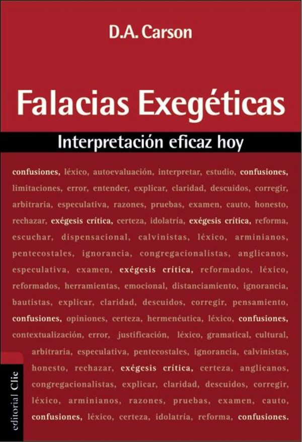 Cover image for El Falacias Exegeticas, isbn: 9788482675626