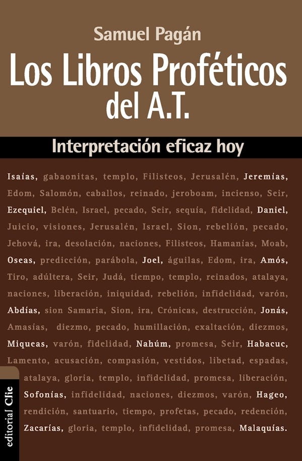 Cover image for La Los Libros Prof��ticos del Antiguo Testamento, isbn: 9788494462641