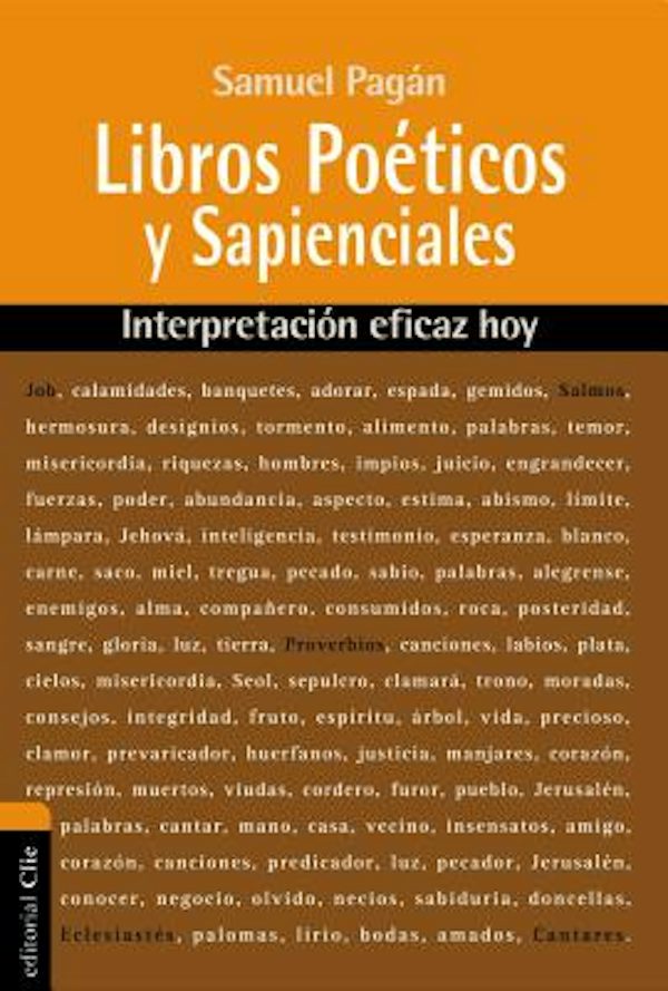 Cover image for El Libros Po��ticos y Sapienciales, isbn: 9788494462689