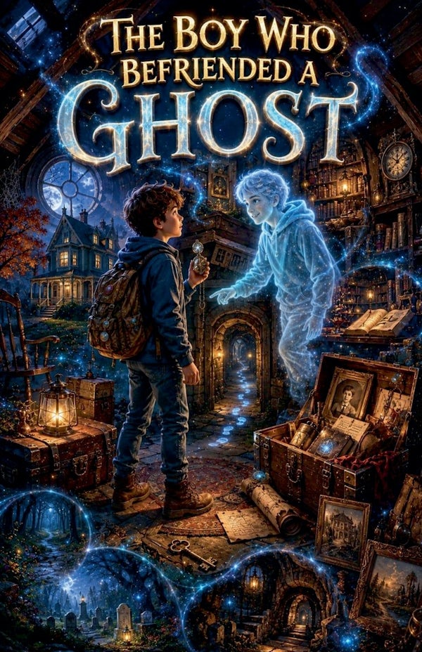 Cover image for The Boy Who Befriended a Ghost, isbn: 9798235839397